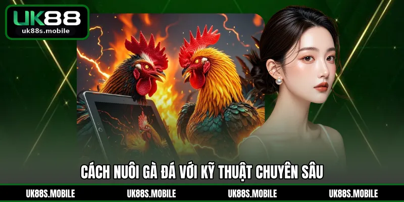 Cách nuôi gà đá với kỹ thuật chuyên sâu