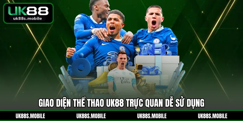 Giao diện thể thao UK88 trực quan dễ sử dụng