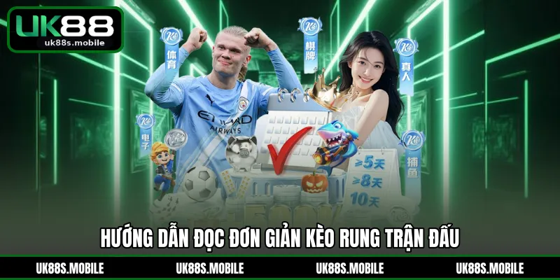 Hướng dẫn đọc đơn giản kèo rung trận đấu