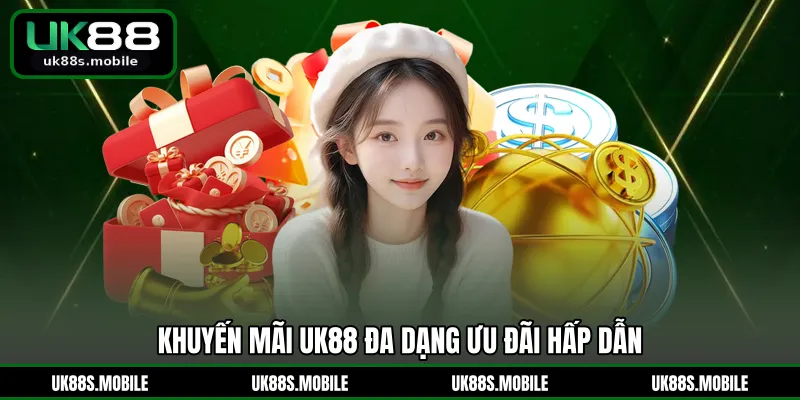 Khuyến mãi UK88 đa dạng ưu đãi hấp dẫn