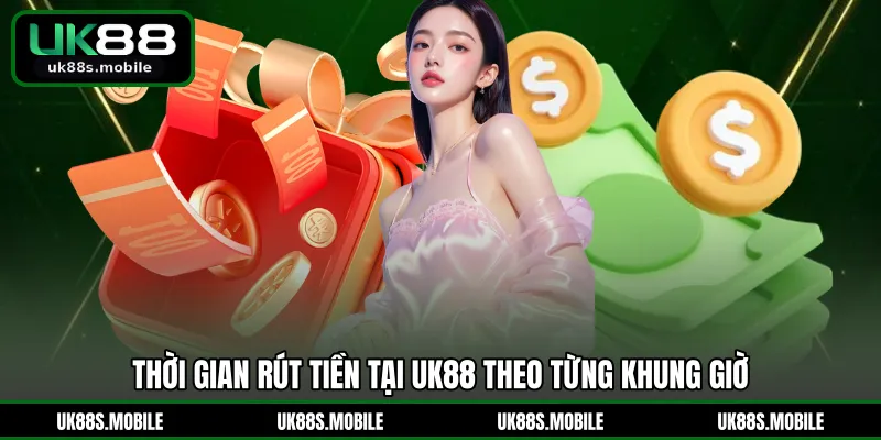Thời gian rút tiền tại UK88 theo từng khung giờ